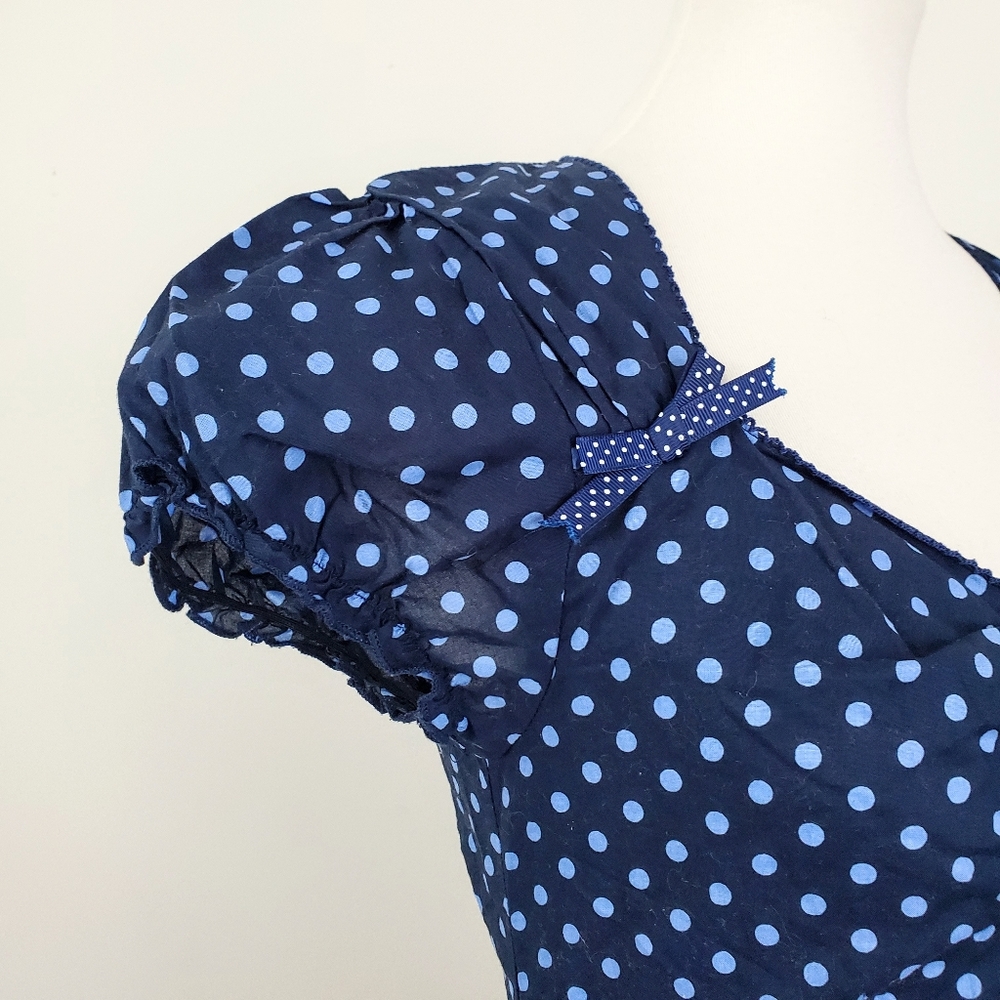 ModCloth Friday on My Mind Retro Polka Dot Dress - Picture 4 of 8